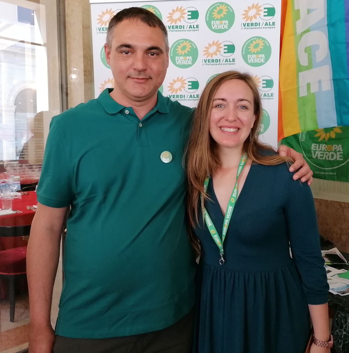 Andrea Longobardi con Cristina Guarda-Padova